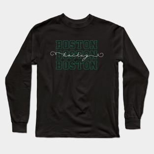 PWHL Hockey Boston Long Sleeve T-Shirt